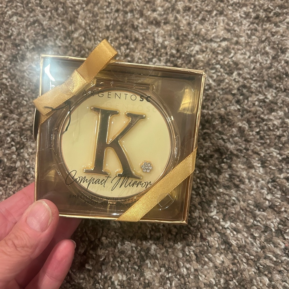 Gold Compact Mirror